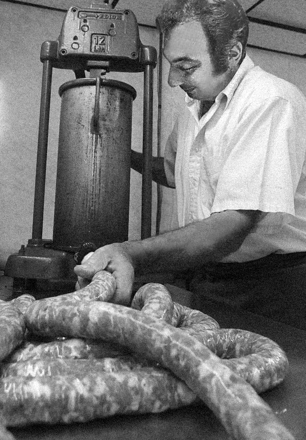 Joseph Bianco Sr from the early years of the Bianco and Sons business