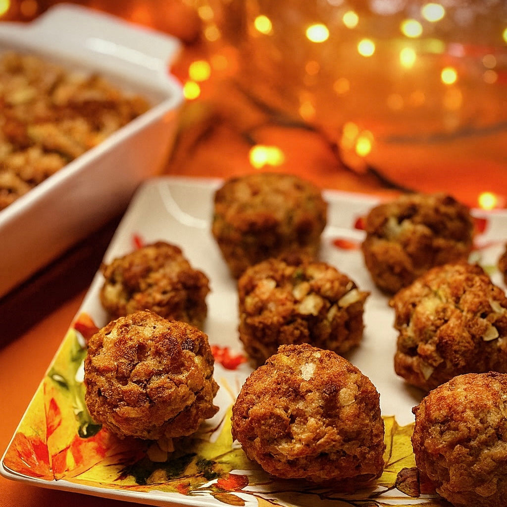 Homemade Italian Sausage Stuffing Balls