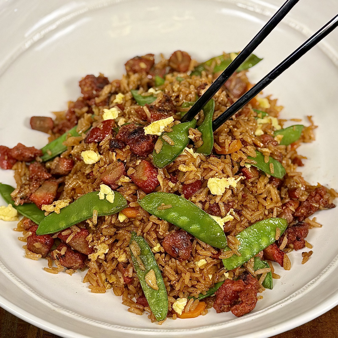 Easy Chinese Sausage Fried Rice