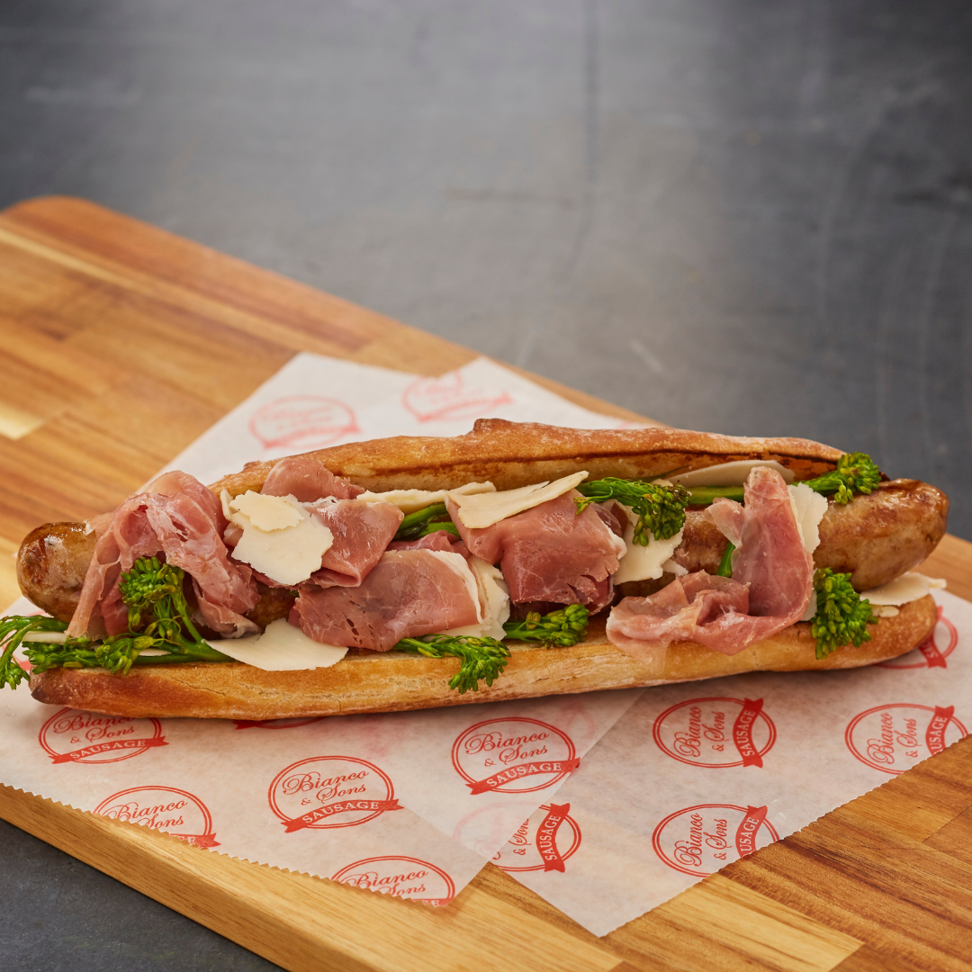 The Hogfather Italian Sausage Sandwich