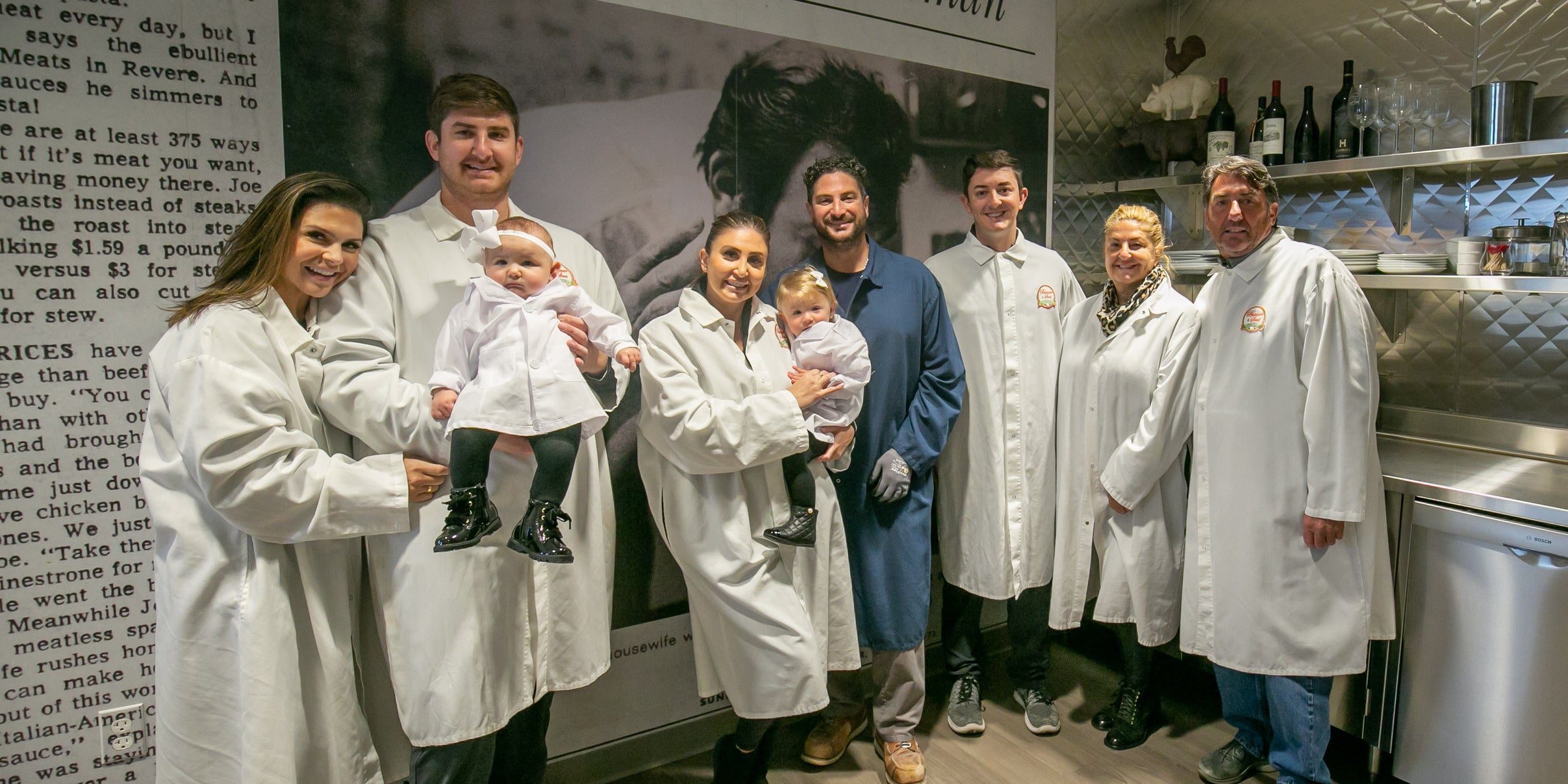 Bianco and Sons family at their facility in Massachusetts
