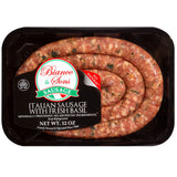Italian Sausage Rope with Fresh Basil - 12 oz