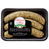 Broccoli Rabe, Cheese & Garlic Italian Sausage - 1 LB